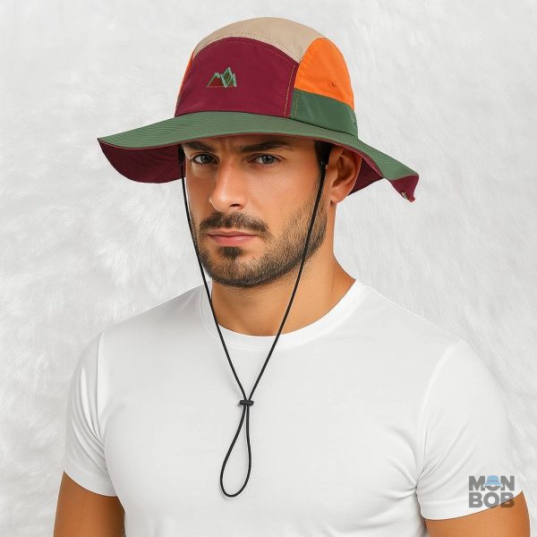 Bob de randonnée rouge, accessoire idéal pour les aventuriers