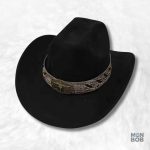 Chapeau Cowboy Australien noir élégant et stylé