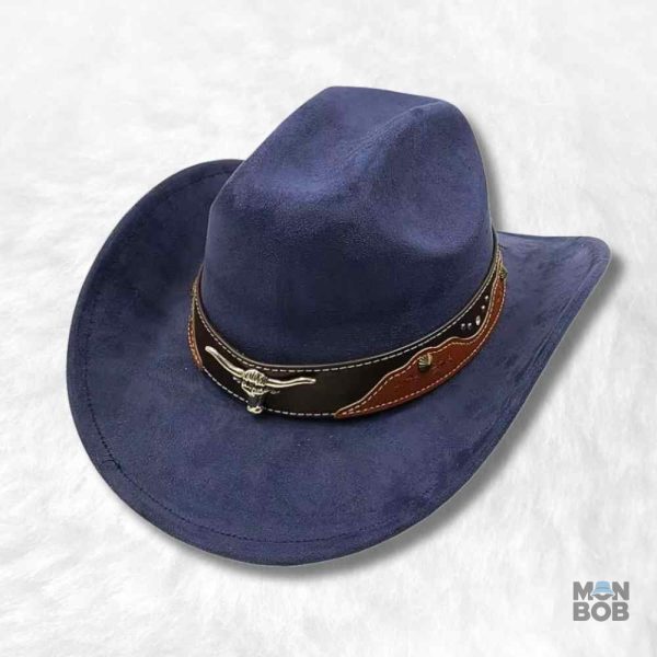 chapeau-cowboy-authentique-marine-1 Chapeau Cowboy Authentique en marine