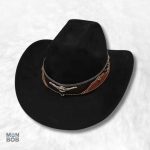 Chapeau Cowboy Authentique noir en style classique