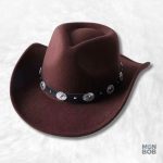 Chapeau cowboy marron pour déguisement