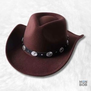 Chapeau cowboy marron pour déguisement