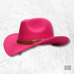 Chapeau cowboy femme rose élégant et stylé