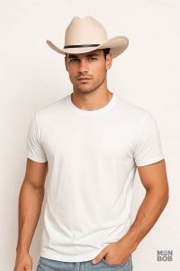 Chapeau de Cowboy beige au style sophistiqué