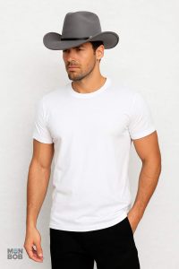 Chapeau de Cowboy élégant en gris