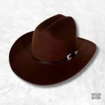 Chapeau Cowboy de Luxe marron élégant et raffiné