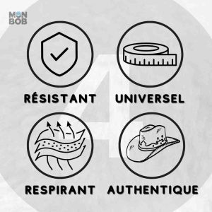 Chapeau de Cowboy blanc en paille élégante