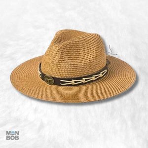 Chapeau Cowboy Paille Marron pour Homme