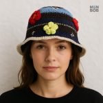 Bob en Crochet à Fleurs, accessoire tendance et coloré