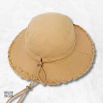 Chapeau Femme Été Beige, accessoire tendance pour la saison estivale