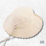 Chapeau Femme Été Crème élégant et léger