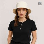 Accessoire mode été pour femme, chapeau crème