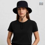 Chapeau d'été noir pour femme, accessoire de mode