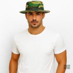 Chapeau camouflage pour passionnés de l'armée et du plein air