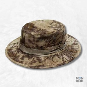 Chapeau Militaire Beige Crocodile pour un style camouflage