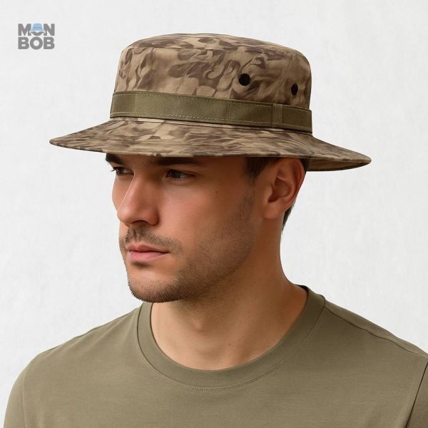 Accessoire militaire beige avec motif crocodile