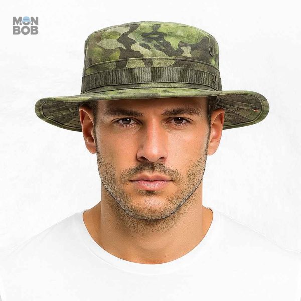 Chapeau camouflage adapté aux activités en plein air