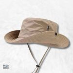 Chapeau randonnée anti UV beige pour protection solaire