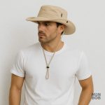 Chapeau beige léger pour les activités de plein air