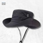 Chapeau randonnée gris anti UV
