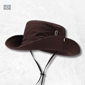 Chapeau randonnée marron anti UV pour protéger du soleil