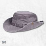 Chapeau randonnée homme gris, conçu pour les activités en plein air