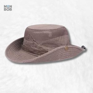 Chapeau randonnée homme marron pour les aventures en plein air