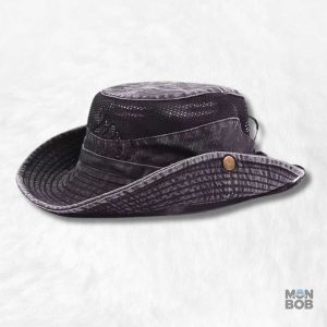 Chapeau randonnée homme noir pour une protection optimale