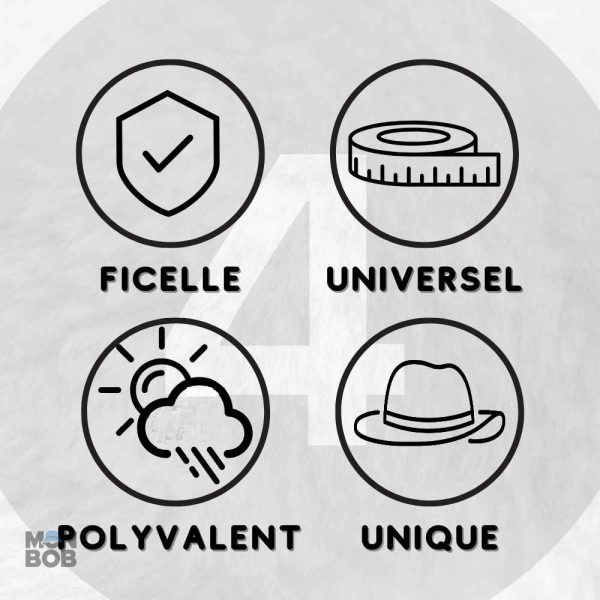 Accessoire de randonnée vert pour protection solaire efficace
