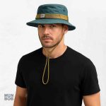 Chapeau de style safari, couleur bleu, pour outdoor