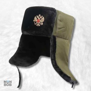 Chapka Aigle verte, accessoire tendance pour l'hiver