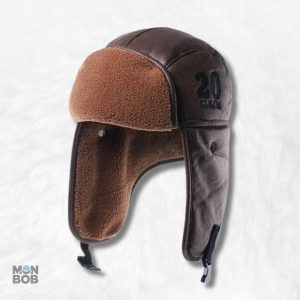 Chapka aviator marron en style classique