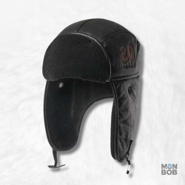 chapka-aviateur-noir-1 Chapka aviateur noire pour un style hivernal chic