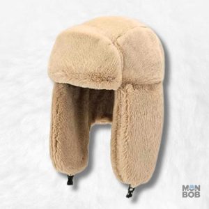 Chapka femme beige grand froid pour un style hivernal