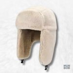 Chapka femme grand froid couleur crème