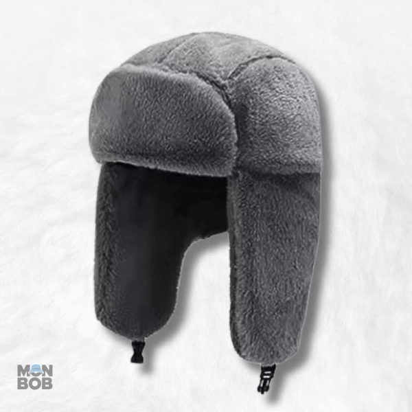 Chapka femme grand froid gris