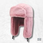 Chapka femme grand froid rose