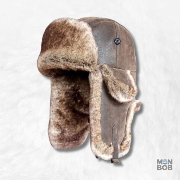 Chapka Homme Luxe Marron