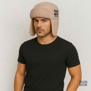 Accessoire chaud chapka beige pour l'hiver
