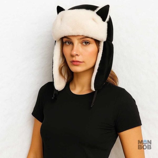 Accessoire chaud pour l'hiver, chapka à oreilles