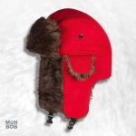 Chapka rouge pour homme, style et confort d'hiver