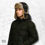 Accessoire chaud en fourrure synthétique, chapka noire