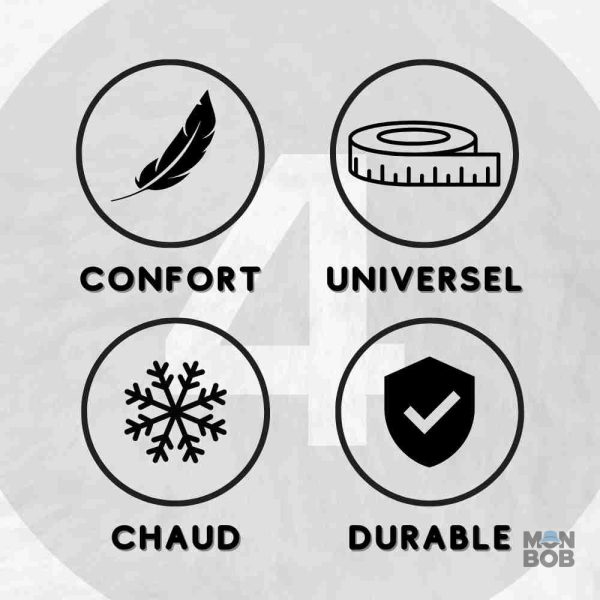 Accessoire de mode chapka pour temps froid