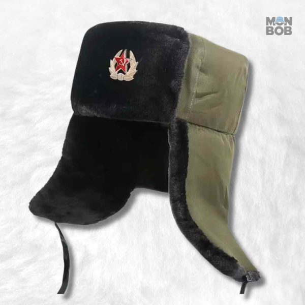 Chapka soviétique verte pour un style unique et tendance