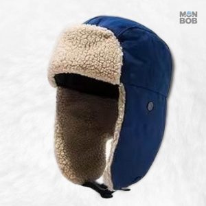 Chapka Trappeur Bleue en style classique et élégant