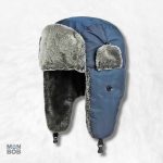 Chapka Ushanka Bleu élégante et chaleureuse pour l'hiver