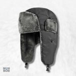 Chapka Ushanka Gris élégante pour un style d'hiver chaleureux