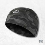 Sous-casque de vélo camouflage vert foncé