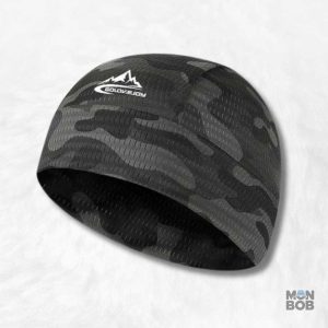 Sous-casque de vélo camouflage vert foncé
