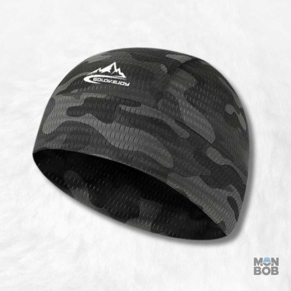 Sous-casque de vélo camouflage vert foncé